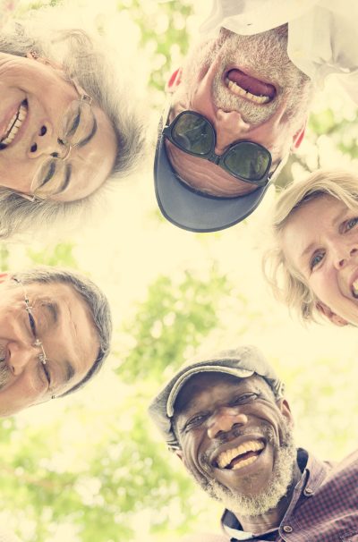Group of Senior Retirement Friends Happiness Concept Group of Senior Retirement Friends Happiness Concept
